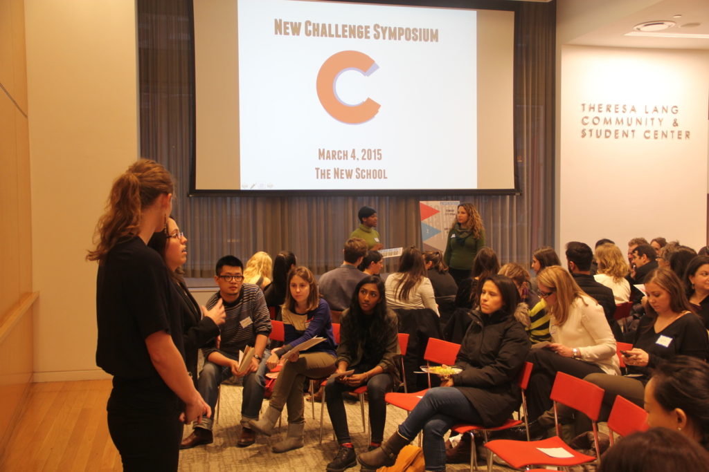 New Challenge was built from the ground up by a group of students and faculty from design, management, performing arts, and social science. This initial team of students began their collaboration by developing a creative project that engaged the university community...