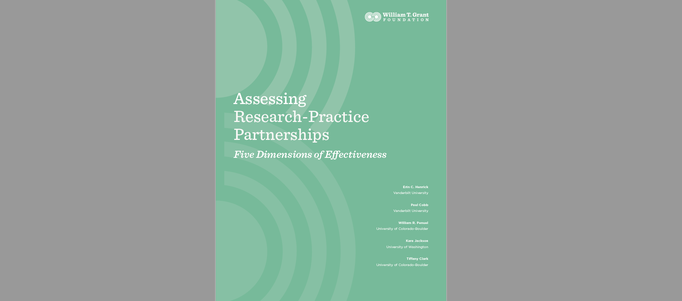 Assessing Research-Practice Partnerships